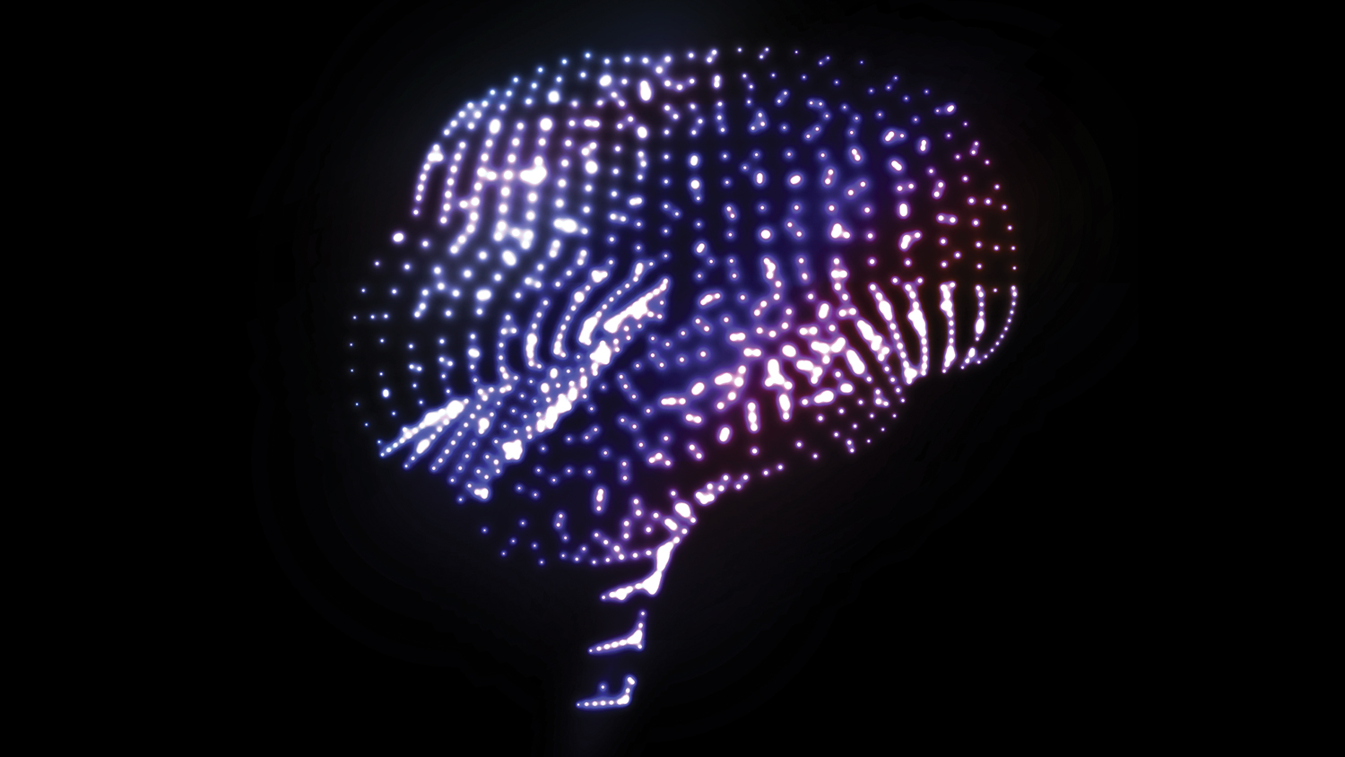 Creative illustration of the human brain